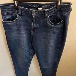 Sonoma Curvy Skinny Jeans size 16